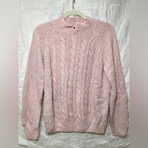 Karen Scott Blush Knit Sweater